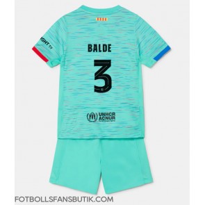 Barcelona Alejandro Balde #3 Replika Tredje Tröja Barn 2023-24 Kortärmad (+ Korta byxor)